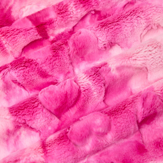 Valentine Luxe Cuddle Sorbet Hearts 58/60" Fabric Per Yard