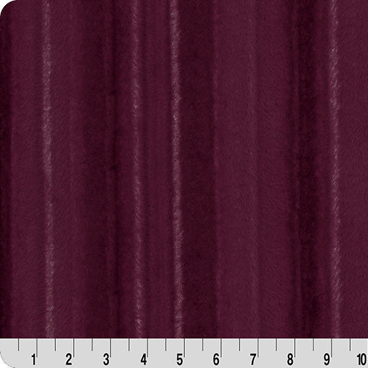 Luxe Cuddle Vienna Plumwine 58" - 60" Fabric per yard
