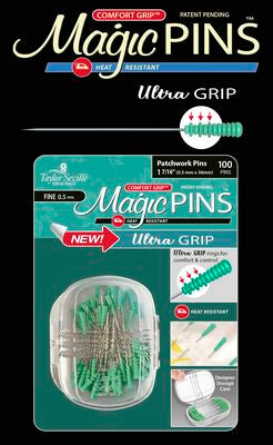 Magic Pins Ultra Grip Patchwork Fine 100pc