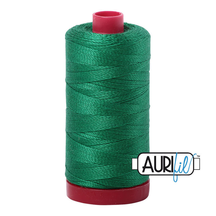 2870 Green Aurifil Cotton 12 WT Large Spool Aurifil