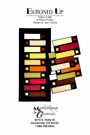 Buttoned Up quilt pattern 392 by MountainPeek Creations