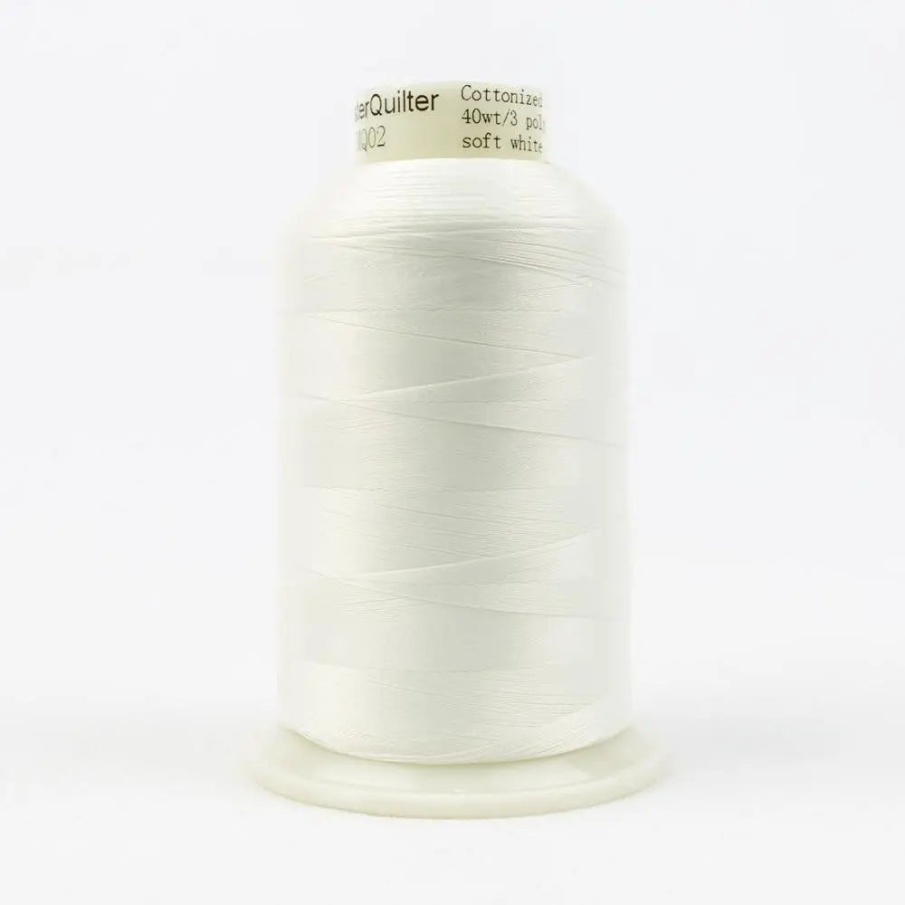 MQ02 - Master Quilter™ 40wt All Purpose Soft White Polyester Thread WonderFil USA