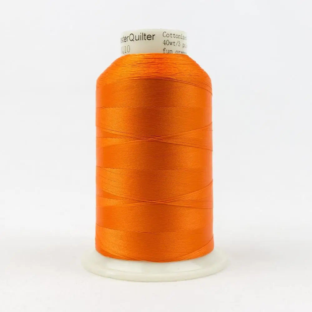 MQ10 - Master Quilter™ 40wt All Purpose Fun Orange Polyester Thread WonderFil USA