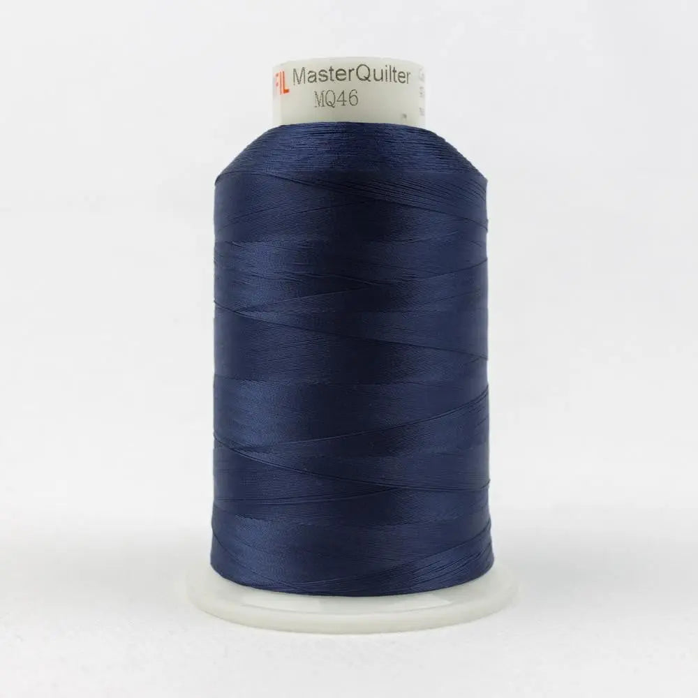 MQ46 - Master Quilter™ 40wt All Purpose Navy Polyester Thread WonderFil USA