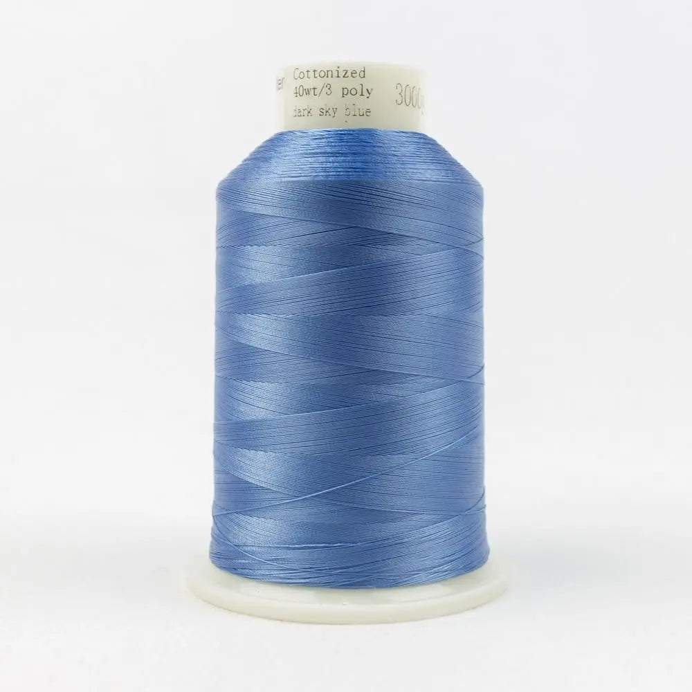 MQ51 - Master Quilter™ All Purpose Dark Sky Blue Polyester Thread WonderFil USA