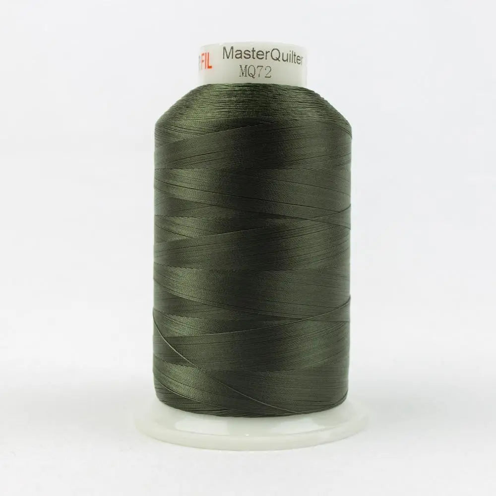 MQ72 - Master Quilter™ All Purpose Blackish Green Polyester Thread WonderFil USA