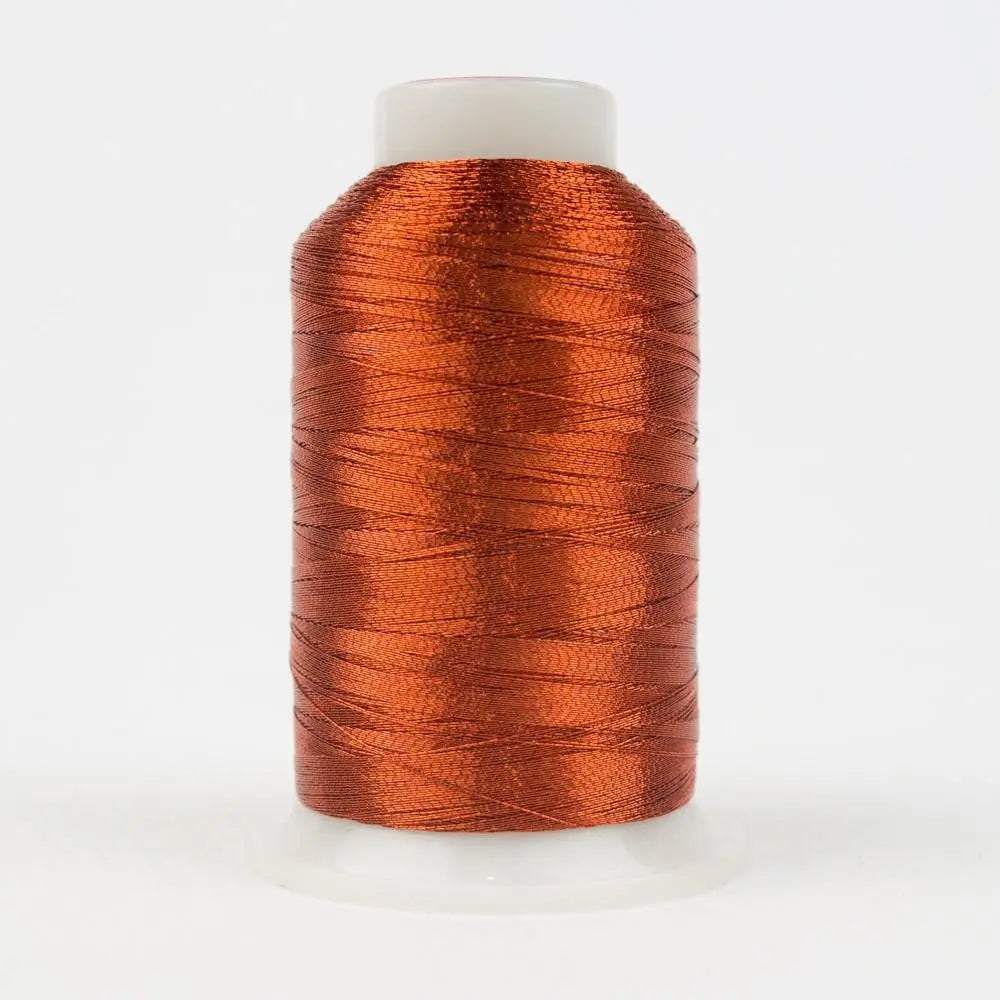 MT7714 - Spotlite™ 40wt Metallic Rust Thread WonderFil USA