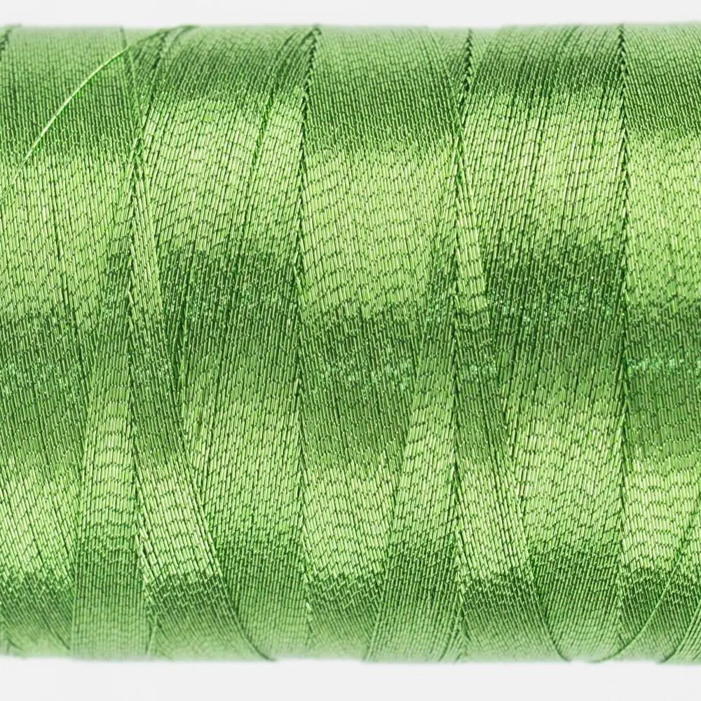MT7716 - Spotlite™ 40wt Metallic Lime Thread WonderFil USA