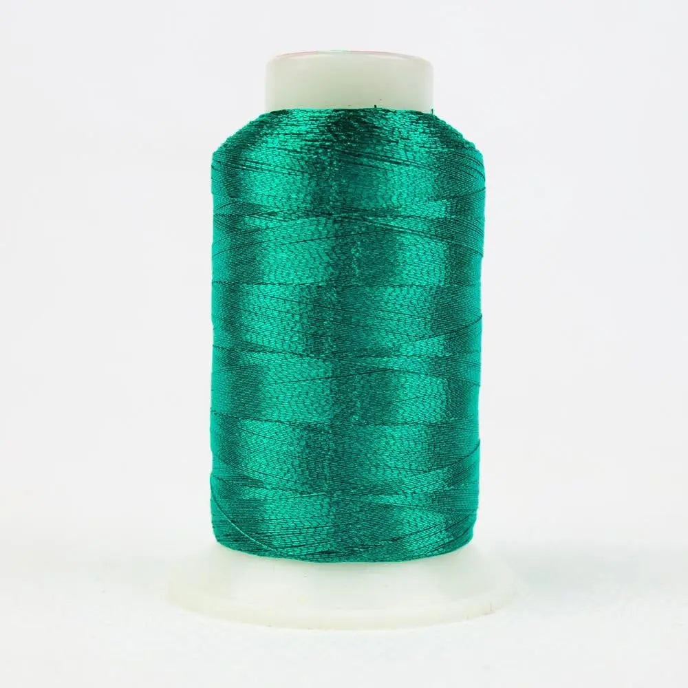 MT7718 - Spotlite™ 40wt Metallic Sea Green Thread WonderFil USA