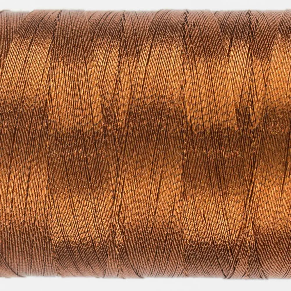 MT7722 - Spotlite™ 40wt Metallic Deep Copper Thread WonderFil USA