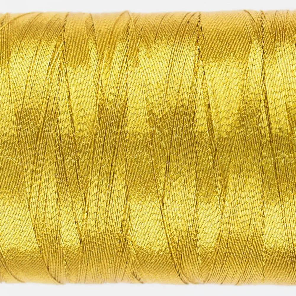 MT8858 - Spotlite™ 40wt Metallic Dark Gold Thread WonderFil USA