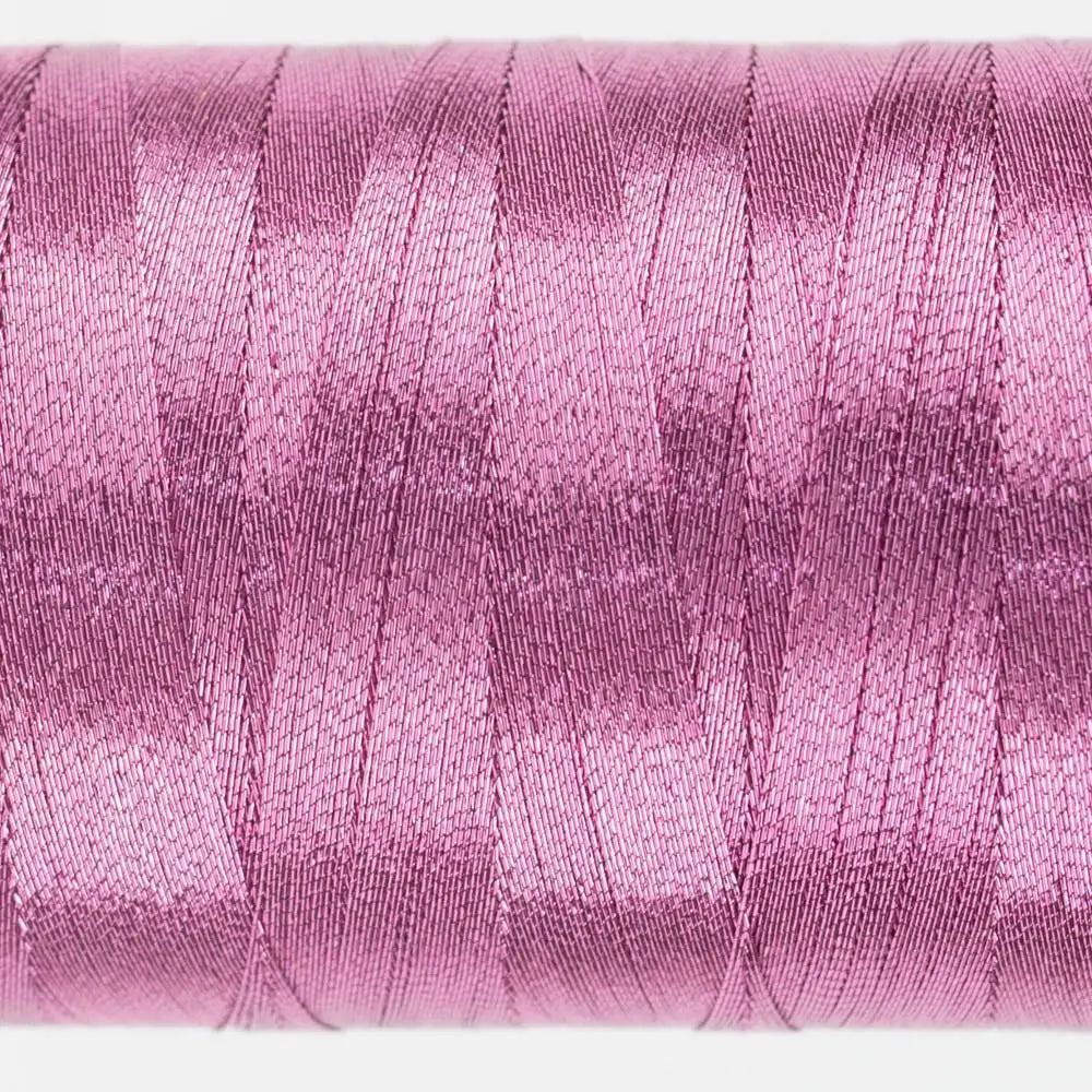 MT8897 - Spotlite™ 40wt Metallic Pink Thread WonderFil USA