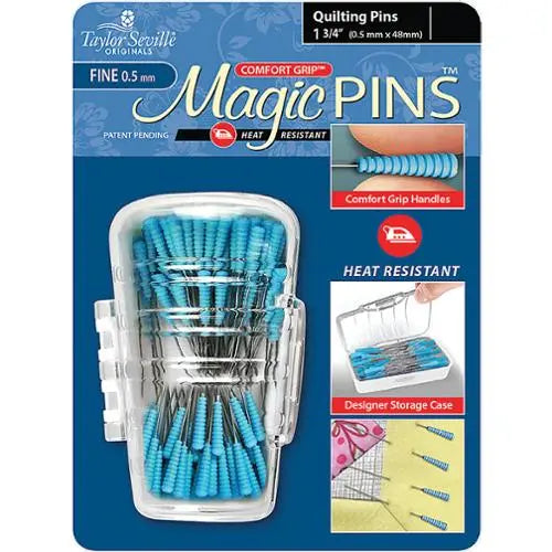 Magic Pins Quilting Fine 50 count by Taylor Seville United Notions
