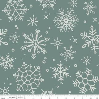 108" 3-Yard Package - Magical Winterland - Winter Snowflakes