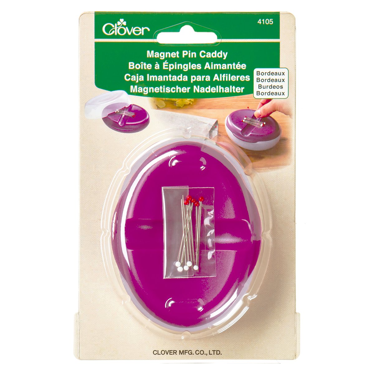 Magnet Pin Caddy (Bordeaux)