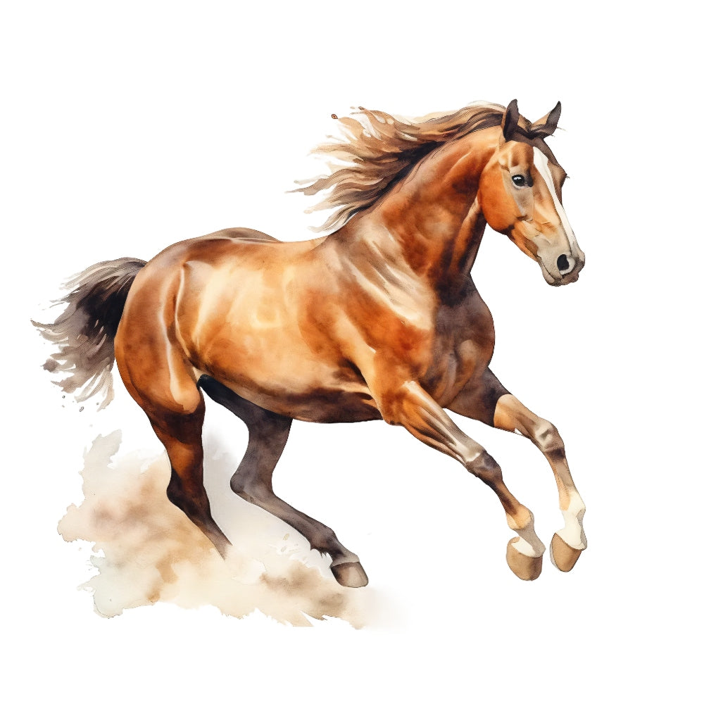 Majestic Horse Fabric Panel 10