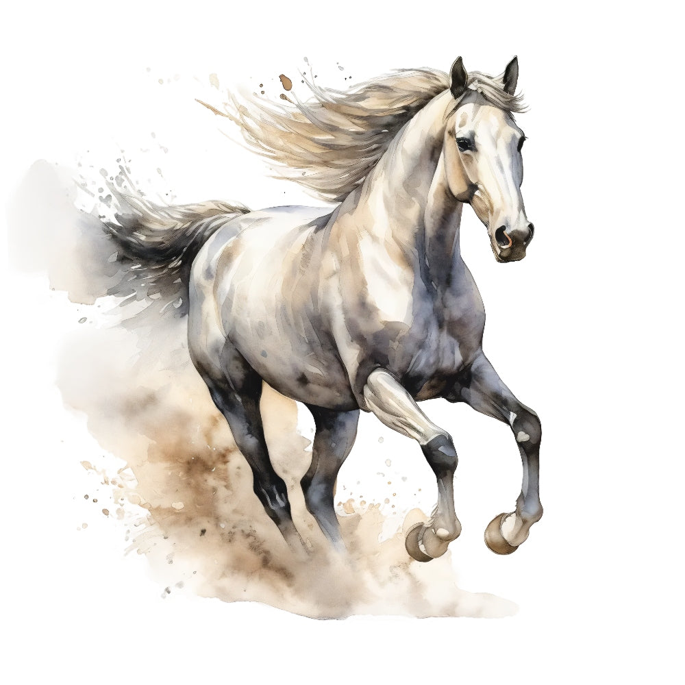 Majestic Horse Fabric Panel 25 QuiltingFabricPanels
