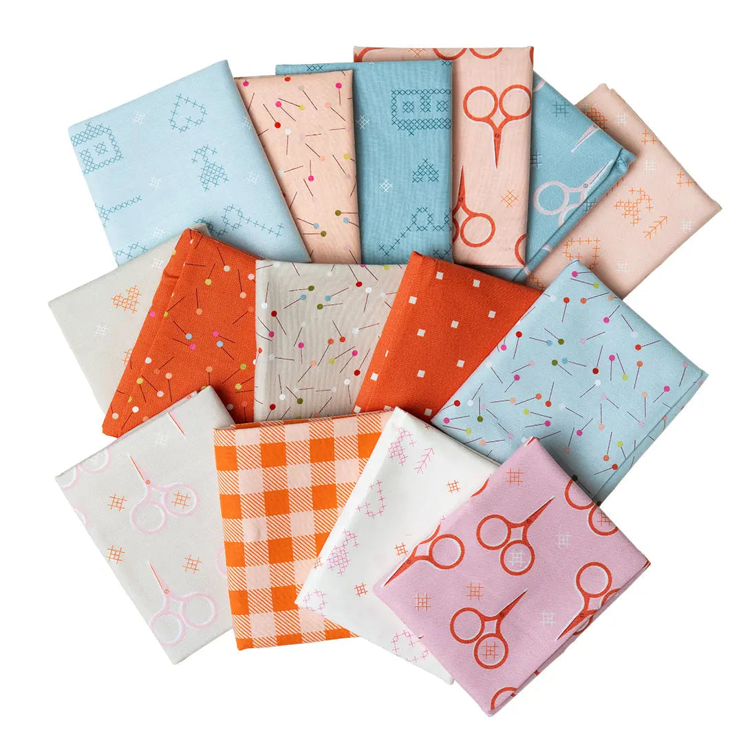 Make Time Fat Quarter Bundle - Set of 15 Linda's Electric Quilters