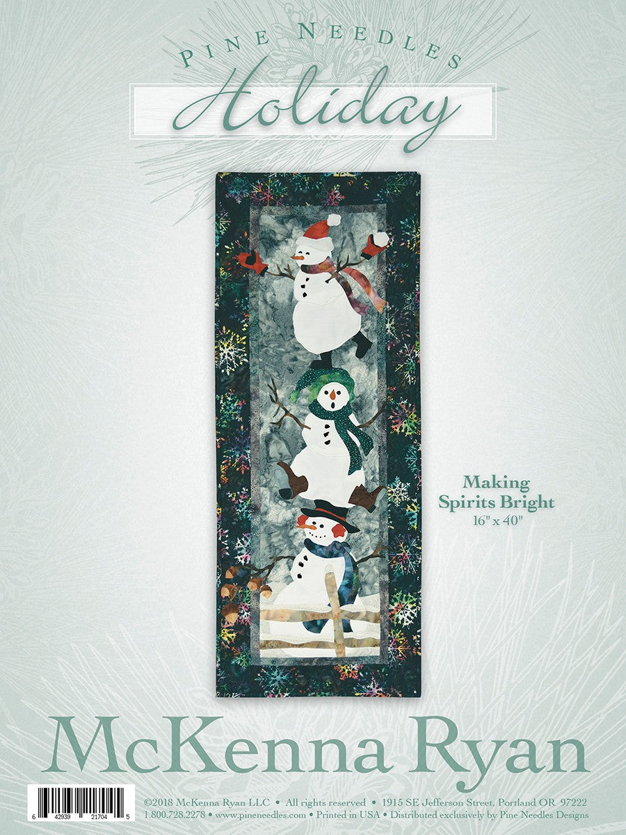 Making Spirits Bright Pattern for Hoffman Kits