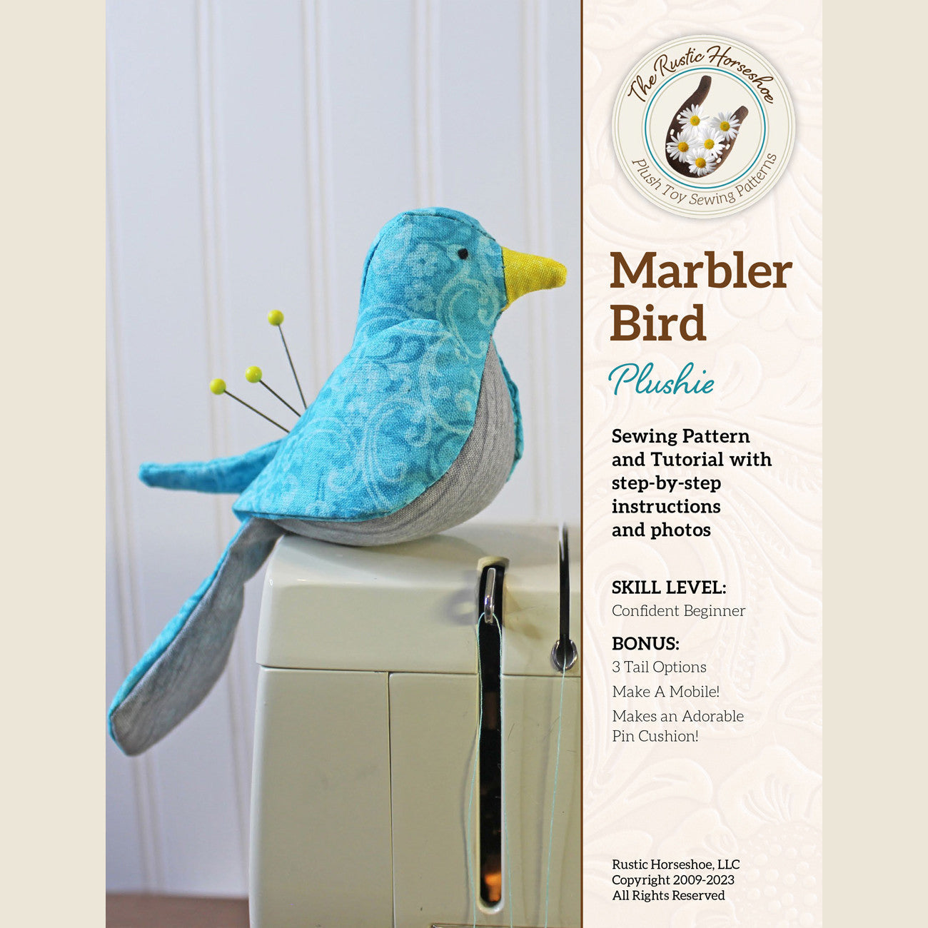 Marbler Bird - Linda's Electric Quilters