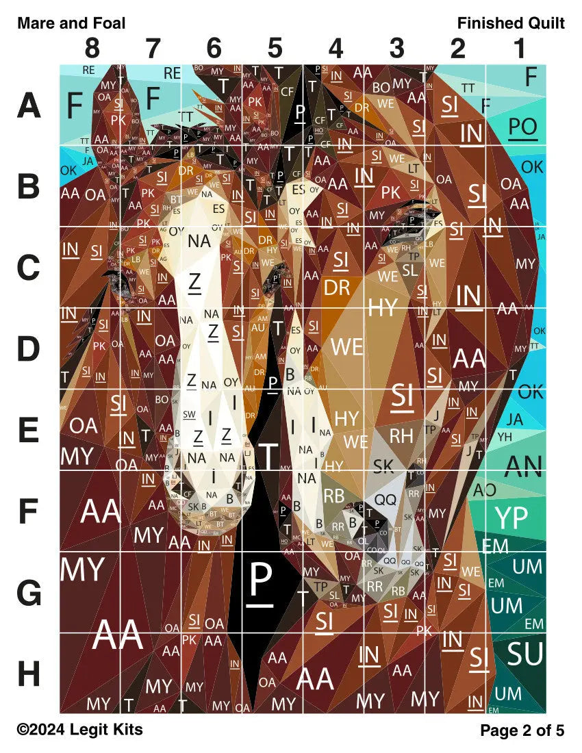 Mare & Foal Pattern Legit Kits