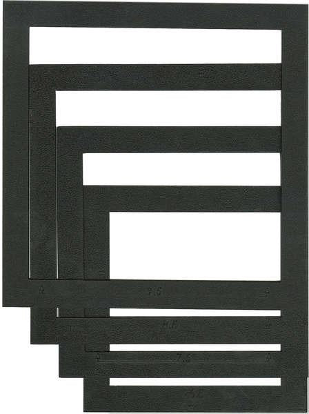 Martelli Large Square Fussy Cut Templates 6-1/2in-9-1/2in
