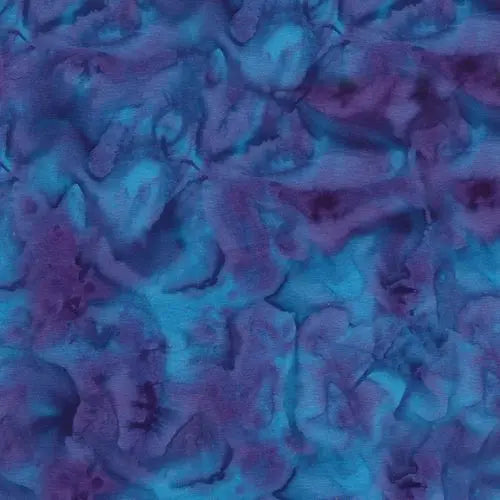 Marvelous Multis - Tanzanite Cotton 44"/45" Fabric Per Yard Island Batik
