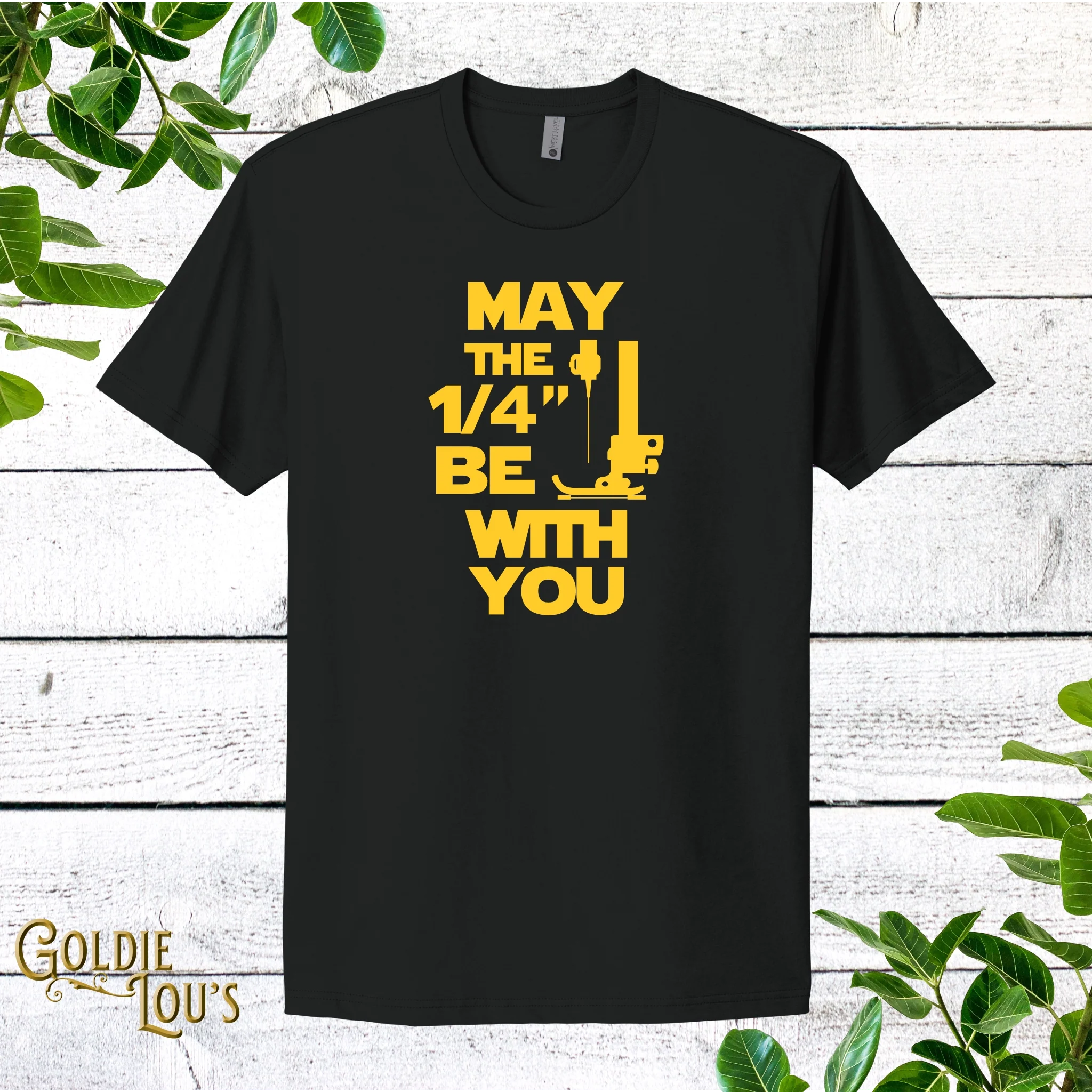 May the 1/4" (Fourth) be With You Quilting T-shirt