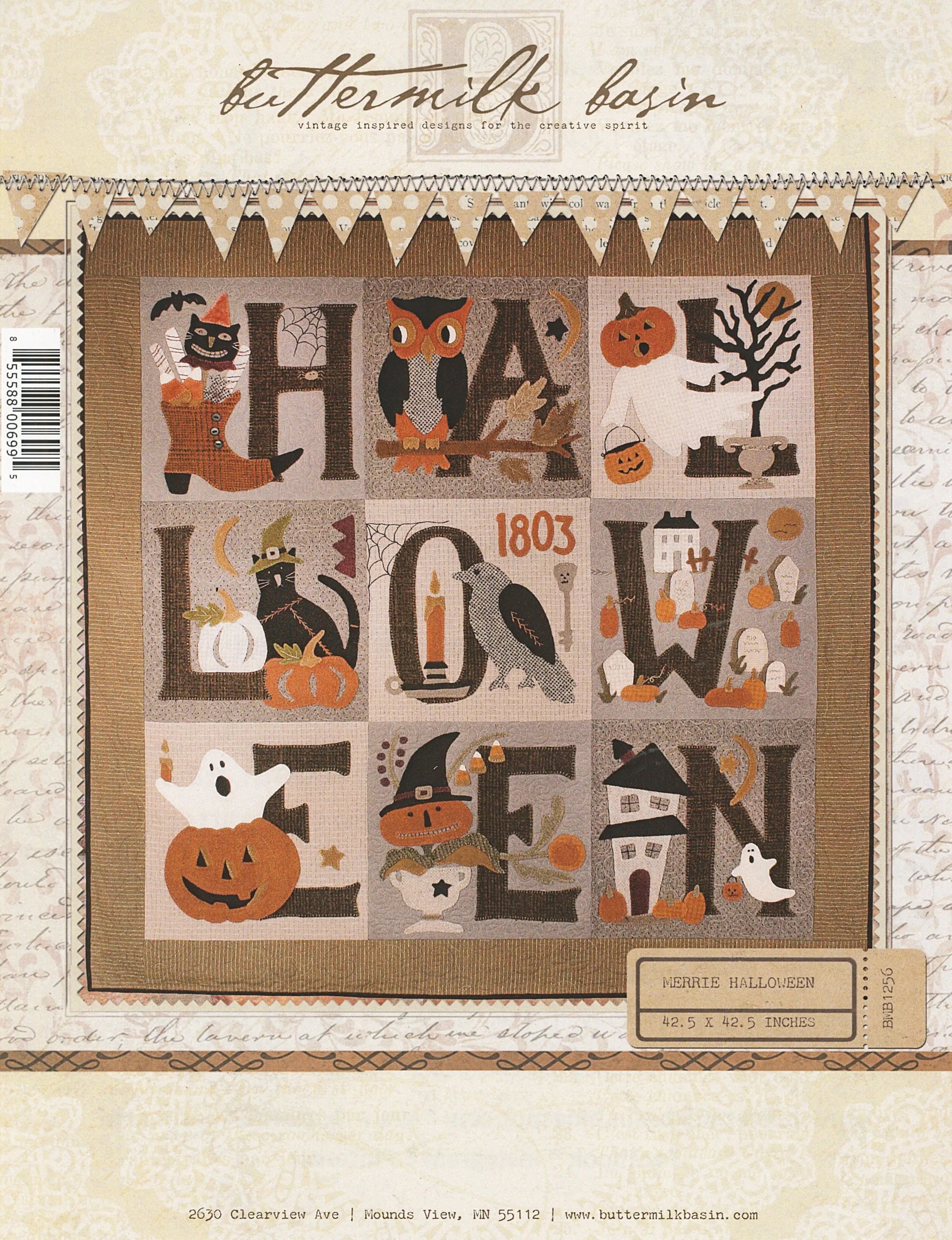 Merrie Halloween Block of the Month - Linda's Electric Quilters
