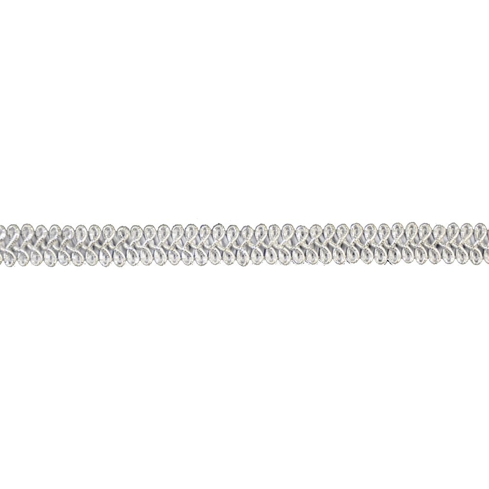Metallic Gimp Trim - 1/2" Width (25 Yard Roll) - BG-2004-11 Silver