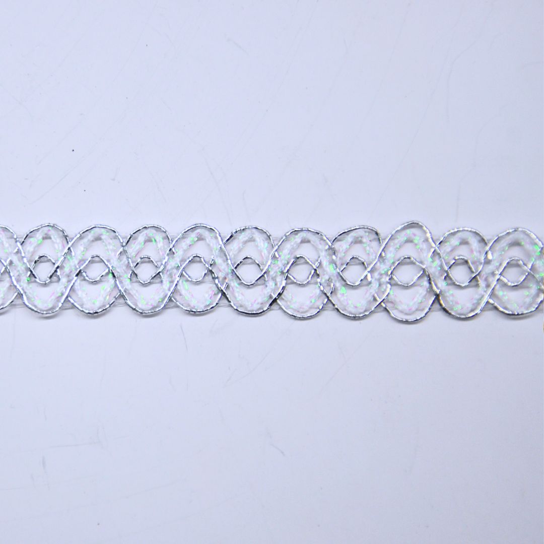 Metallic Loop Braid Trim, 3/4-in X 25 Yards – Decorative Upholstery & Costume Edging