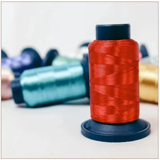 Metallic Thread 800M RED 43 - Linda's Electric Quilters