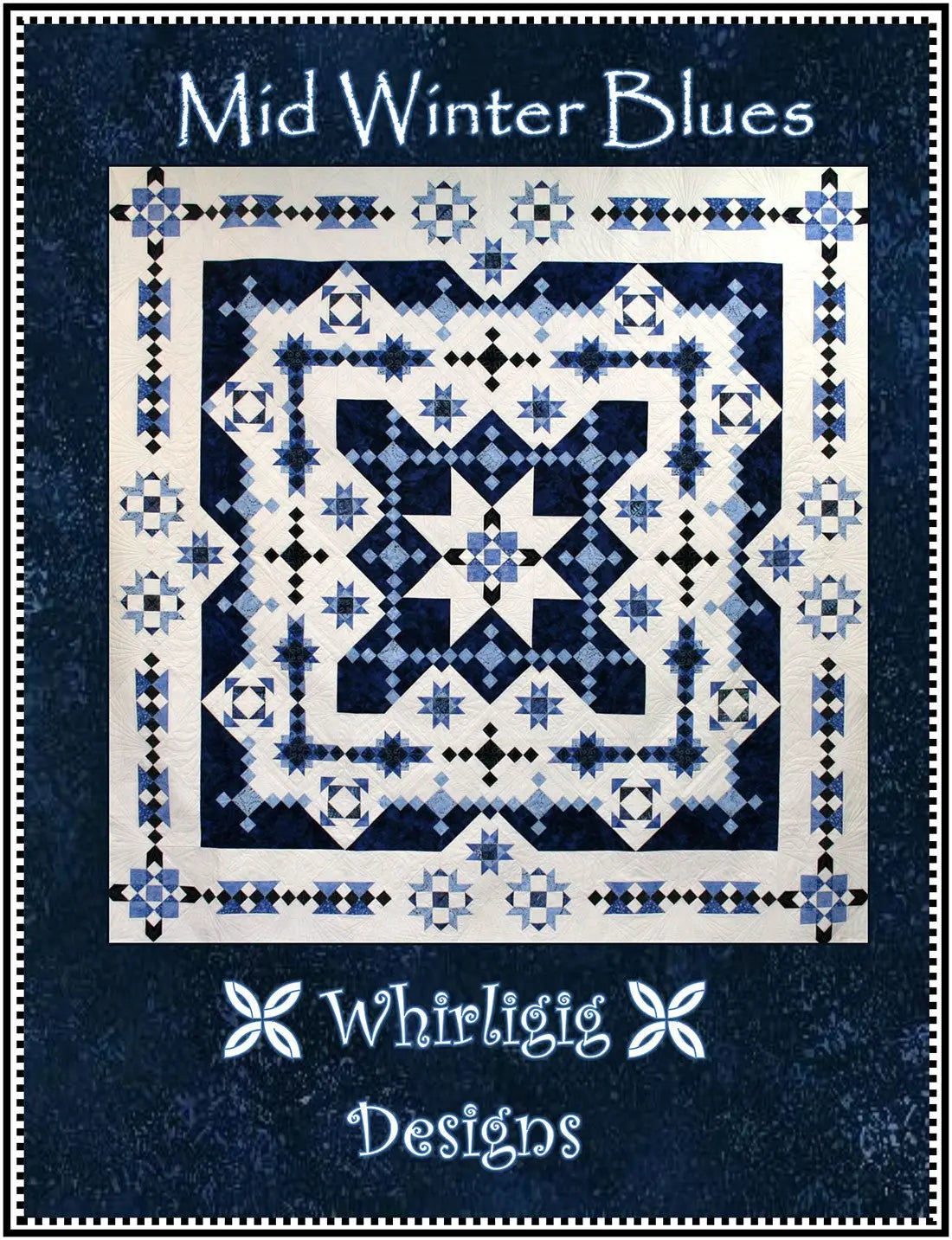 Mid Winter Blues Block of the Month - Linda's Electric Quilters