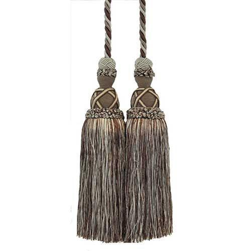 Milante Collection - 11" Length-DOUBLE TASSEL TIEBACK - 2PC