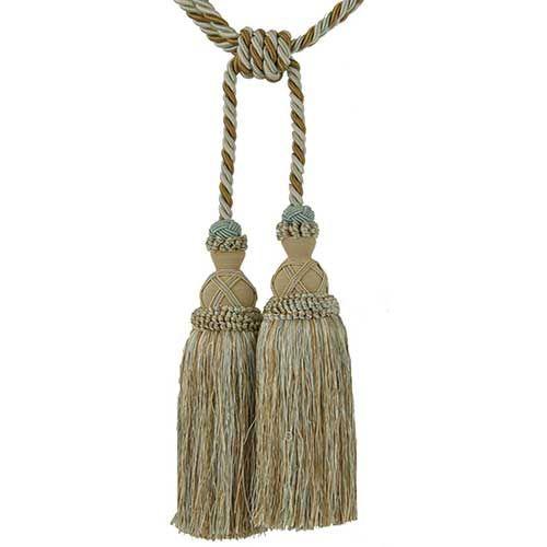 Milante Collection - 11" Length-DOUBLE TASSEL TIEBACK - 2PC