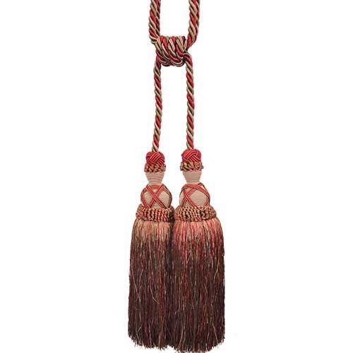 Milante Collection - 11" Length-DOUBLE TASSEL TIEBACK - 2PC