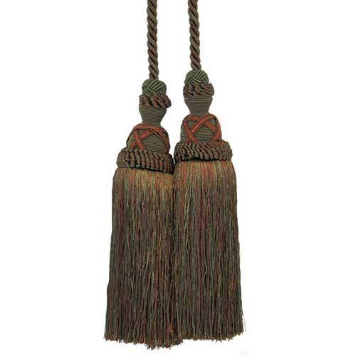 Milante Collection - 11" Length-DOUBLE TASSEL TIEBACK - 2PC