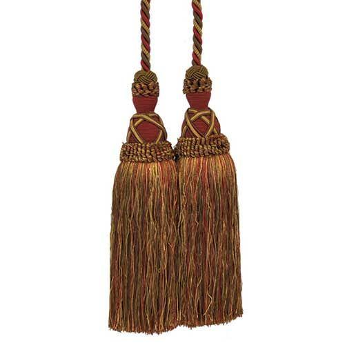 Milante Collection - 11" Length-DOUBLE TASSEL TIEBACK - 2PC