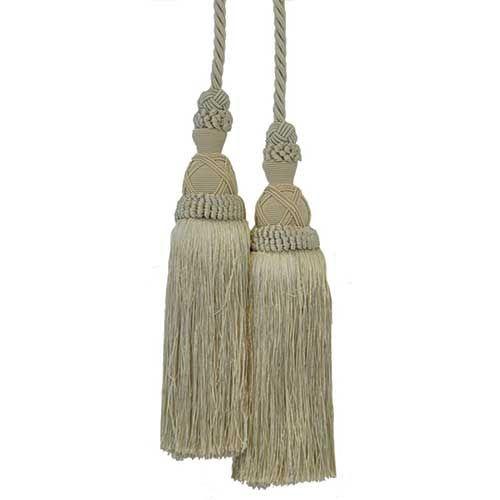 Milante Collection - 11" Length-DOUBLE TASSEL TIEBACK - 2PC