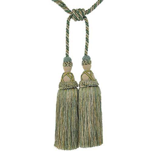 Milante Collection - 11" Length-DOUBLE TASSEL TIEBACK - 2PC