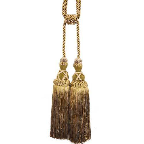 Milante Collection - 11" Length-DOUBLE TASSEL TIEBACK - 2PC