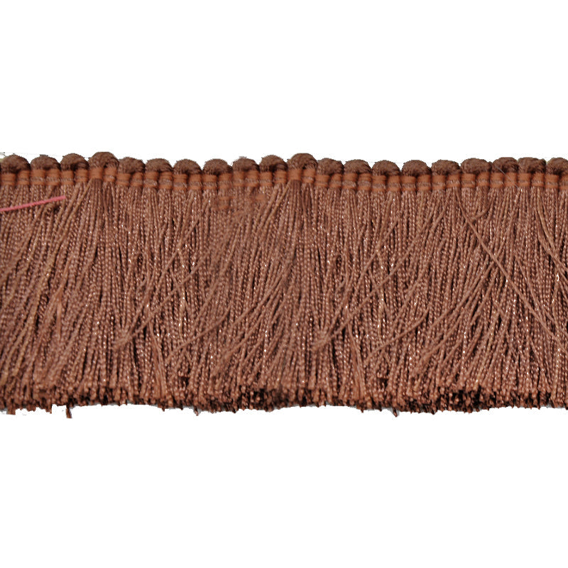 Milante Collection - 2" Brush Fringe (25 YD ROLL) - BF-1480-06 Chocolate