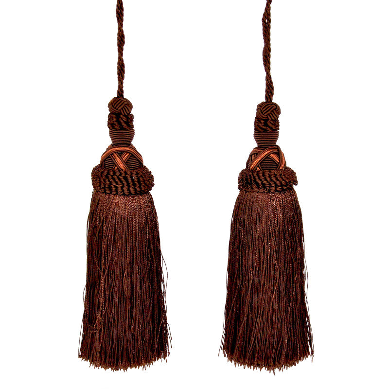 Milante Collection - 8" Length TASSEL - BT-509-06 Brown (2 Pieces per Pack)