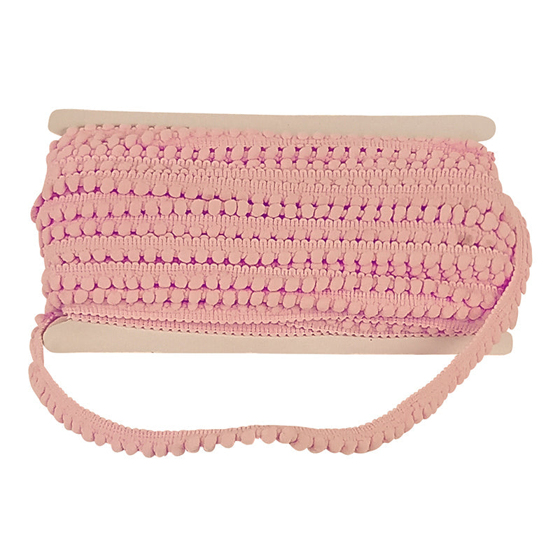 Mini Pom Pom Collection - 1/4" Width X 25 Yards in Pink