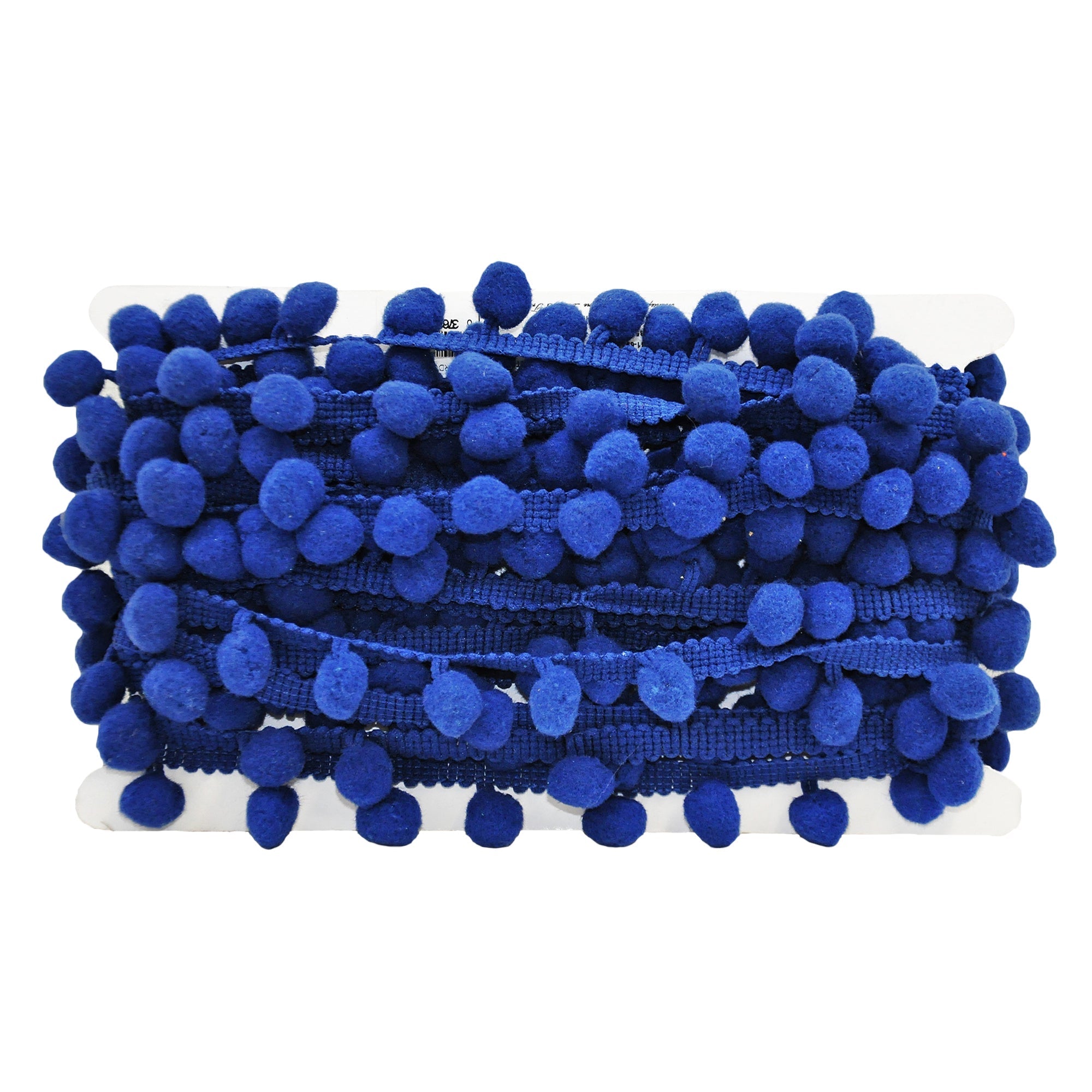 Mini Pom Pom Collection - 1/4" width X 25 Yard Roll in Navy Blue