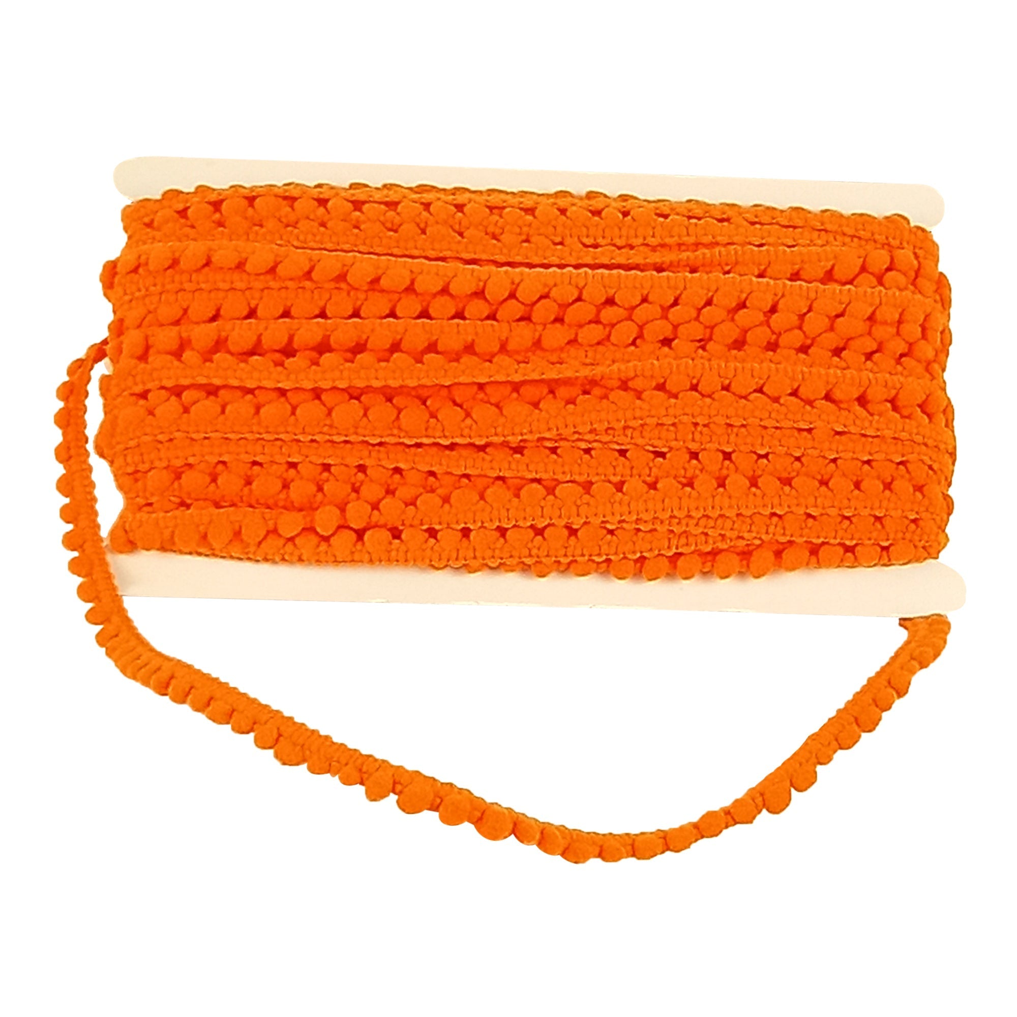 Mini Pom Pom Collection - 1/4" width X 25-Yard Roll in Orange