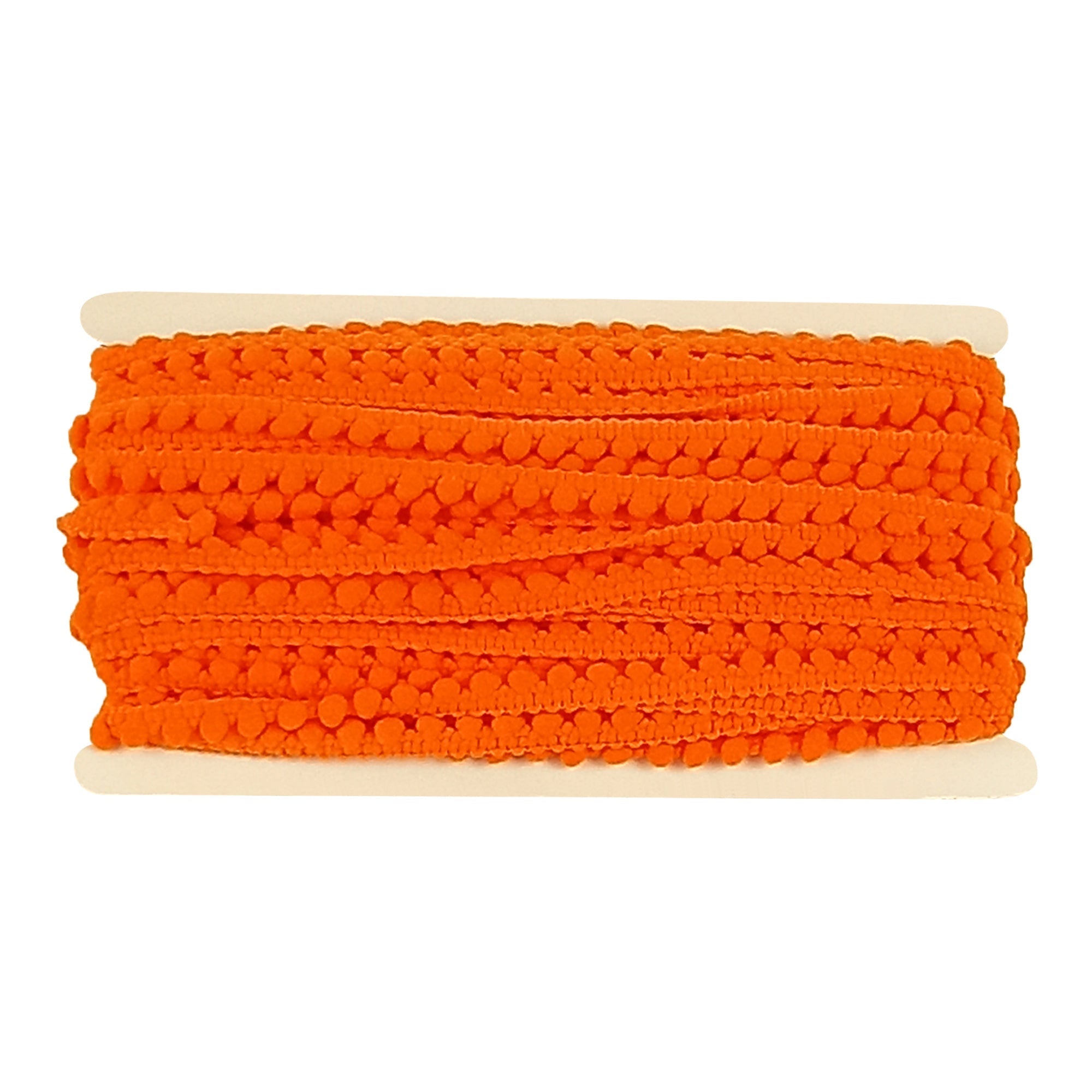 Mini Pom Pom Collection - 1/4" width X 25-Yard Roll in Orange