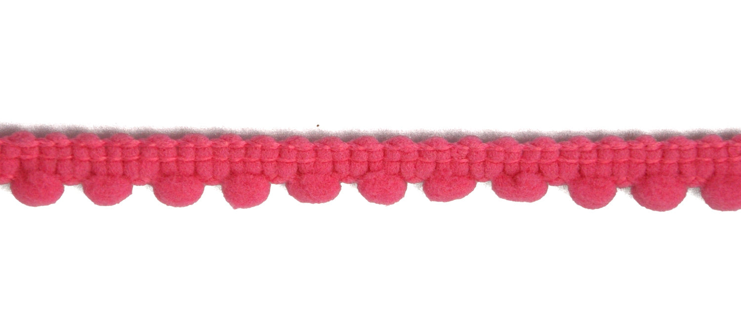 Mini Pom Pom Collection - 1/4" width X 25-Yard Roll in Rose Mauve