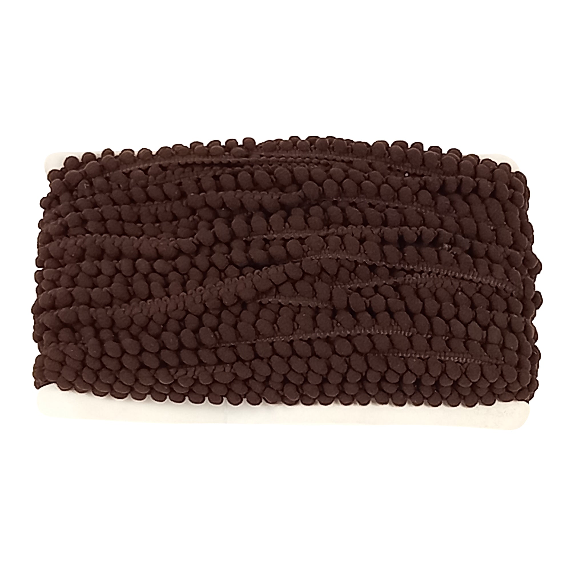 Mini Pom Pom Collection - 1/4" width X 25 Yards in Brown