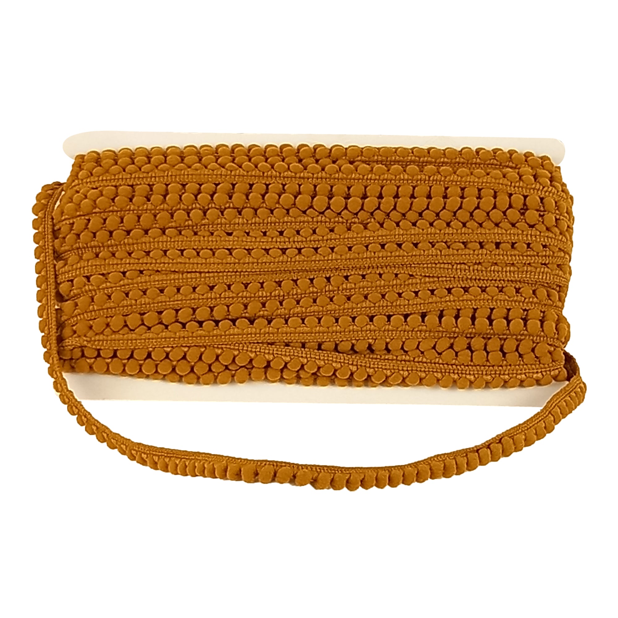 Mini Pom Pom Collection - 1/4" width X 25 Yards in Gold